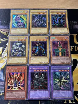 Vintage Yugioh Card Holo Collection 9 Cards #13 REVERSE SECRET RARES - Image 1