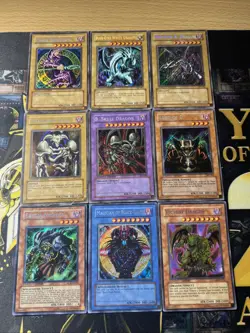 Vintage Yugioh Holo Collection 9 Cards Secret Rares #18 BPT 2002 Complete Set - Image 1