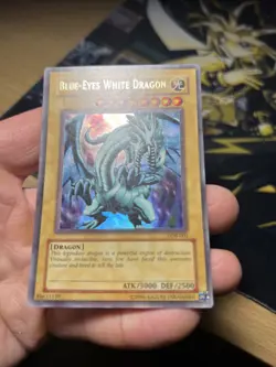 Vintage Yugioh Card Holo Collection 9 Cards #55 LEGEND OF BLUE EYES LOB HOLOS - Image 2