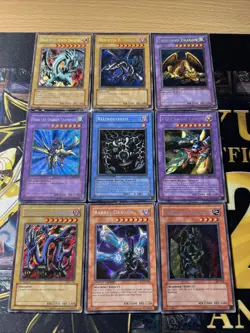 Vintage Yugioh Card Holo Collection 9 Cards #52 SECRET RARES - Image 1