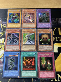 Vintage Yugioh Card Holo Collection 9 Cards #66 YUGI LOT - Image 1