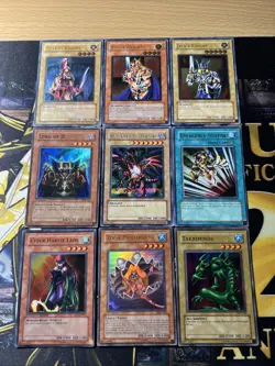 Vintage Yugioh Card Holo Collection 9 Cards #120 - Image 1
