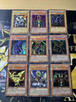 Vintage Yugioh Card Holo Collection 9 Cards #111 Secret Rares - Image 1