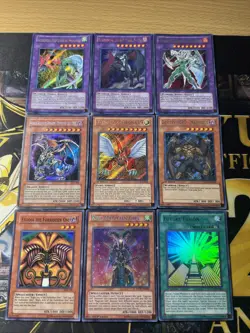 Vintage Yugioh Card Holo Collection 9 Cards #22 LCGX RYMP 1ST EDITION - Image 1