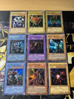 Vintage Yugioh Card Holo Collection 9 Cards #20 ULTRA RARES - Image 1