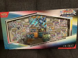 Pokemon TCG Scarlet & Violet Prismatic Evolutions Premium Collection Cards Sams - Image 1