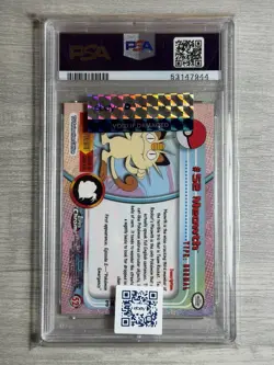 2000 Topps Chrome Meowth Pokemon TV PSA 10 Graded Card #52 - Population 1 Of 9 - Image 4
