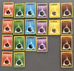 Pokemon Vintage Energy Mixed Lot Base Set Gym Heroes 208 Cards - Image 1
