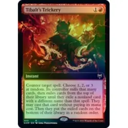 FOIL TIBALT'S TRICKERY (EXTENDED ART) Kaldheim KHM Magic MTG MINT CARD - Image 1