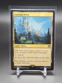MTG Starting Town 0289 Final Fantasy Regular Rare Land Town - Image 1
