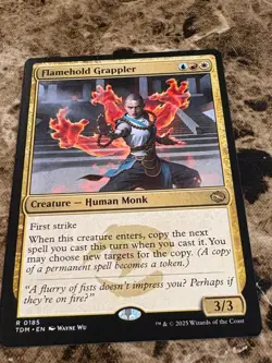 Flamehold Grappler Tarkir: Dragonstorm Magic the Gathering MTG - Image 1