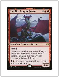 1x Lathliss, Dragon Queen, Jumpstart, Magic MTG NM - Image 1