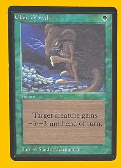 MTG GIANT GROWTH Beta (OldManMTG 012-076) - Image 1