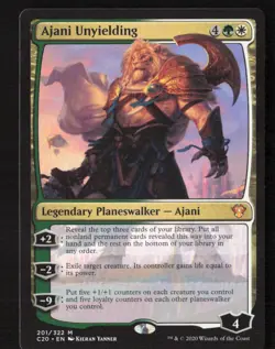 Ajani Unyielding Commander 2020 #201 LP Magic the Gathering - Image 1