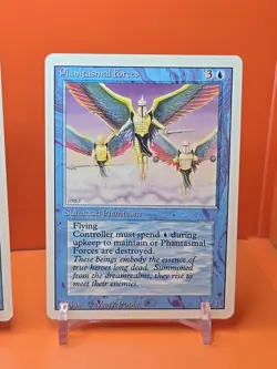 🔵🔵 (4) 1994 MAGIC The Gathering PHANTASMAL FORCES REVISED 3RD EDITION PLAYED 2 - Image 5
