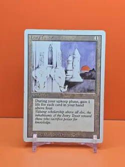 🟤🟤🟤 1994 Magic The Gathering IVORY TOWER REVISED 3RD EDITION PLAYED 🟤🟤🟤 - Image 1