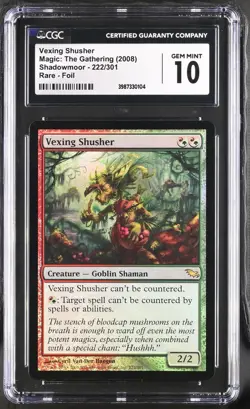 VEXING SHUSHER Shadowmoor Foil Rare CGC 10 MTG [Nostalgium] - Image 1