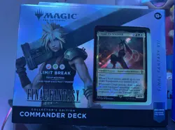MTG Final Fantasy Cloud Limit Break Commander Deck Collector’s Edition Sealed - Image 1