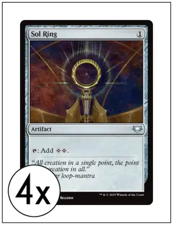 4x Sol Ring, Edge of Eternities Commander, Magic MTG NM - Image 1