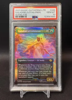 🌈 PSA 10 - Galadriel of Lothlorien - Scene FOIL - MTG LOTR *POP 2* 🌈 - Image 1