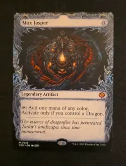 MTG Mox Jasper (Showcase) (NM) - Tarkir: Dragonstorm - Magic the Gathering - Image 1