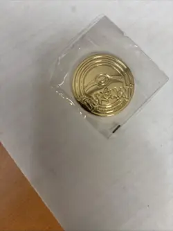 Pokemon TCG Gold Metal Dice & Damage Counter Coins - Charizard UPC - NEW! - Image 3