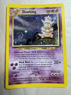 Pokemon TCG Holographic Slowing 14/111 - Image 1