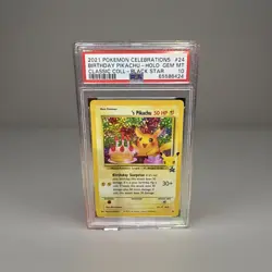 2021 POKEMON CELEBRATIONS CLASSIC COLLECTION #24 BIRTHDAY PIKACHU-HOLO PSA 10 - Image 1