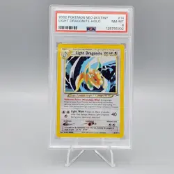 2002 Pokemon Neo Destiny Light Dragonite Holo #14 PSA 8 NM-MT - Image 3