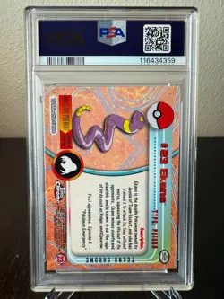 Pokemon 2000 Topps Chrome Ekans Tekno PSA 7 Near Mint #23 - Image 2