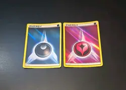 LP Fairy & Darkness Energy REV HOLO 2013 XY Black White Set Pokemon TCG Original - Image 1