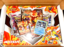 Pokemon TCG Infernape V Collection Box Factory Sealed- FUSION STRIKE+LOST ORIGIN - Image 1