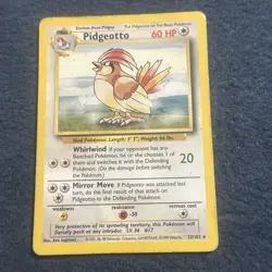 Pokemon TCG Pidgeotto 022/102 Base Set Rare Vintage LP/MP - Image 5