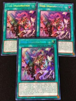 Yugioh Void Imagination BLTR-EN102 1ST SECRET x3 (NM) - Image 1