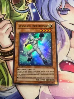 ELEMENTAL HERO NEOS ALIUS SUPER RARE FRENCH TAEV-EN018 FR018 NEAR MINT YUGIOH - Image 1