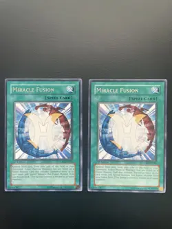 Yugioh Miracle Fusion CRV-EN039 1st Edition Rare NM/LP X2 - Image 1