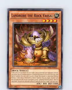 Yu-Gi-Oh TCG Landrobe The Rock Vassal SR01-EN012 Unlimited Common Card NM - Image 1