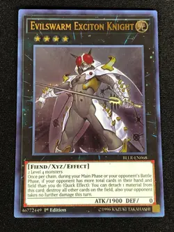 Yugioh Evilswarm Excition Knight BLLR-EN068 1ST ULTRA (NM) - Image 1