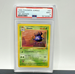 1999 Pokemon Jungle 1st Edition Gloom 37/64 PSA 9 Mint Vintage Card - Image 1