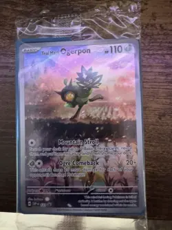 Pokemon TCG Teal Mask Ogerpon Holo SVP #123 Sealed Promo Card - Image 1