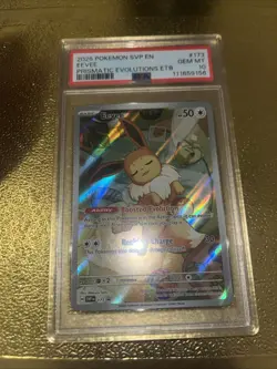 Eevee 173 Scarlet & Violet Promo Cards Holo PSA 10 - Image 1