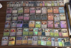 POKEMON TCG Lot Of 78 Prismatic Evolutions POKE BALL Reverse Holo Cards UMBREON - Image 1