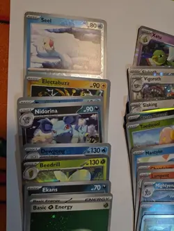 Pokemon Card Lot 100 Holo Reverse Holo Pokeball EX + Sleeves From HF, ES Etc - Image 2