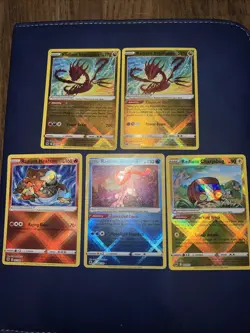 Pokemon TCG Radiant Collection Holo Card Set of 5 - Image 1