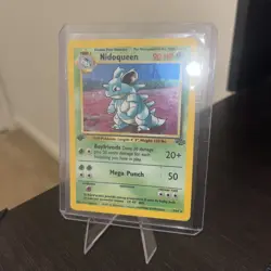 1st Edition Nidoqueen 7/64 Jungle 1999 Holo Rare WOTC Pokemon Card TCG - Image 1