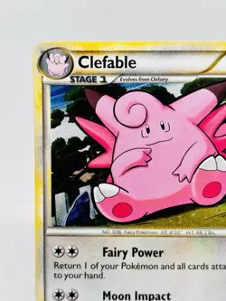 Clefable ⭐ 3/123 - 2010 Heart Gold Soul Silver - Holo Rare - Pokemon Card TCG - Image 2