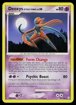 Pokemon Card - Deoxys Attack Forme Legends Awakened 24/146 Non-Holo - Image 1