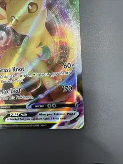 Leafeon VMAX-008/203 SWSH07: Evolving Skies Pokemon Card Grass Type - Image 4