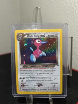 Pokemon TCG Dark Porygon2 Neo Destiny Holo Card 8/105 Unlimited Rare MP - Image 1
