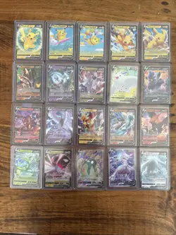 Pokemon V 20 Card Lot Pikachu Lugia JPN, Mewtwo Lucario Articuno Volcanion - Image 1